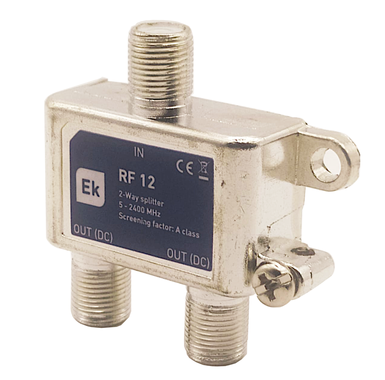 Partitore per antenna TV 2 uscite sdoppiatore divisore splitter