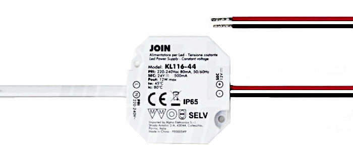 Alimentatore switching per striscia led e telecamere 24V tensione costante
