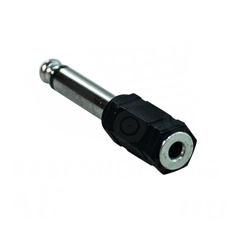 Adattatore audio jack 6.3mm mono a 3.5mm mono