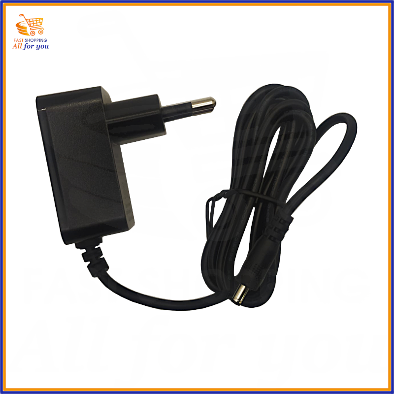 Alimentatore 5V DC 1A incluso con il convertitore VGA a HDMI, con spina europea e cavo jack per la ricarica.