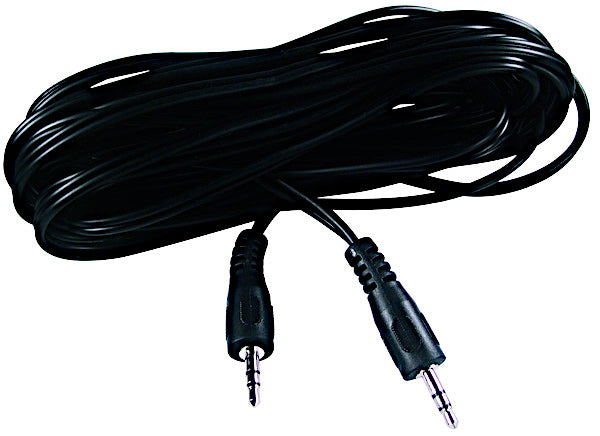 Cavo audio stereo jack 3,5 mm maschio-maschio da 5 metri, colore nero, per connessione tra dispositivi audio e casse