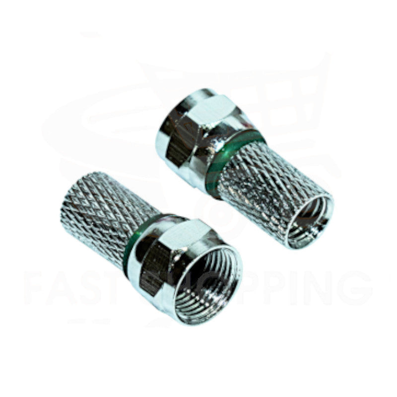 Connettore F maschio 6.4mm con doppio O-ring per antenna TV e SAT