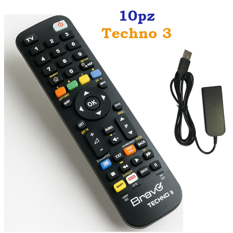 Kit da 10 telecomandi Bravo Techno3 con programmatore USB