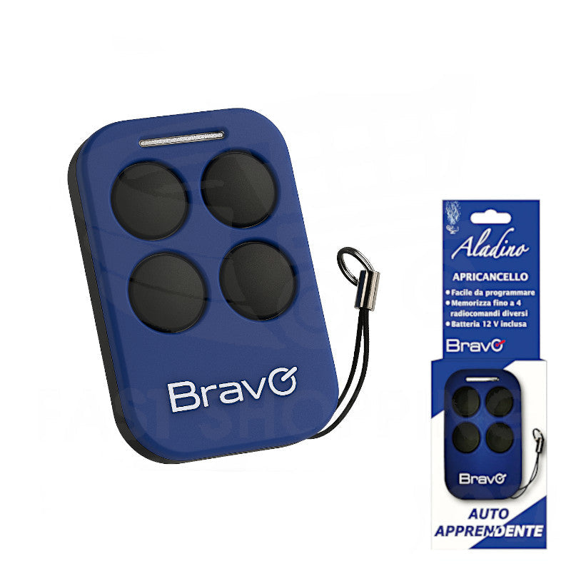 Telecomando universale ALADINO per antifurti e cancelli 433 MHz