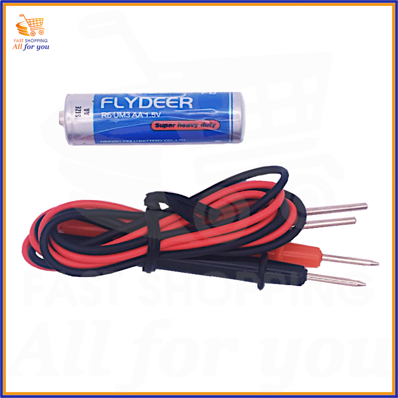 Dettaglio del tester analogico NI701 che mostra l'indicatore per la funzione di prova batteria da 1,5V.