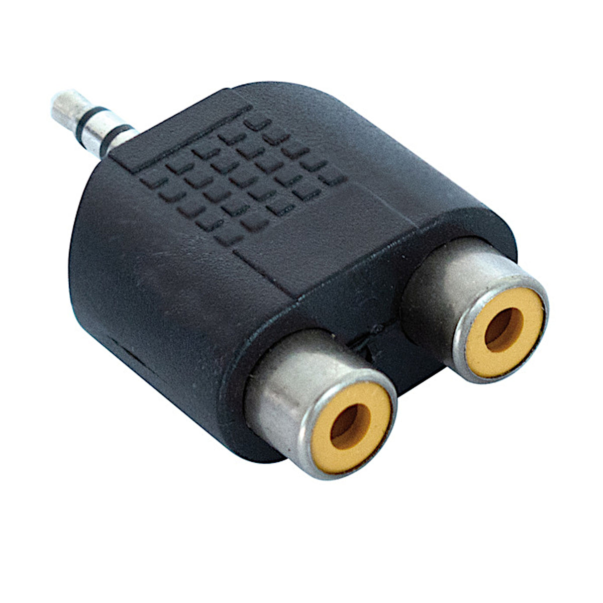 Adattatore audio jack 3,5 mm stereo a 2 prese RCA femmina per collegamento smartphone e impianti Hi-Fi