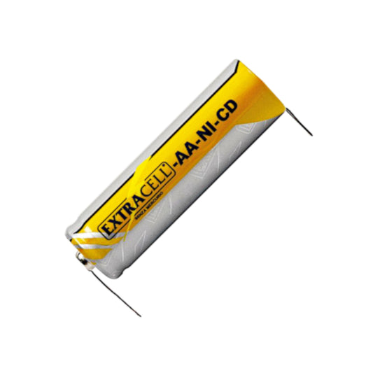 Batteria ricaricabile Ni-Cd stilo AA 1000mAh Extracell con terminali a saldare per dispositivi elettronici