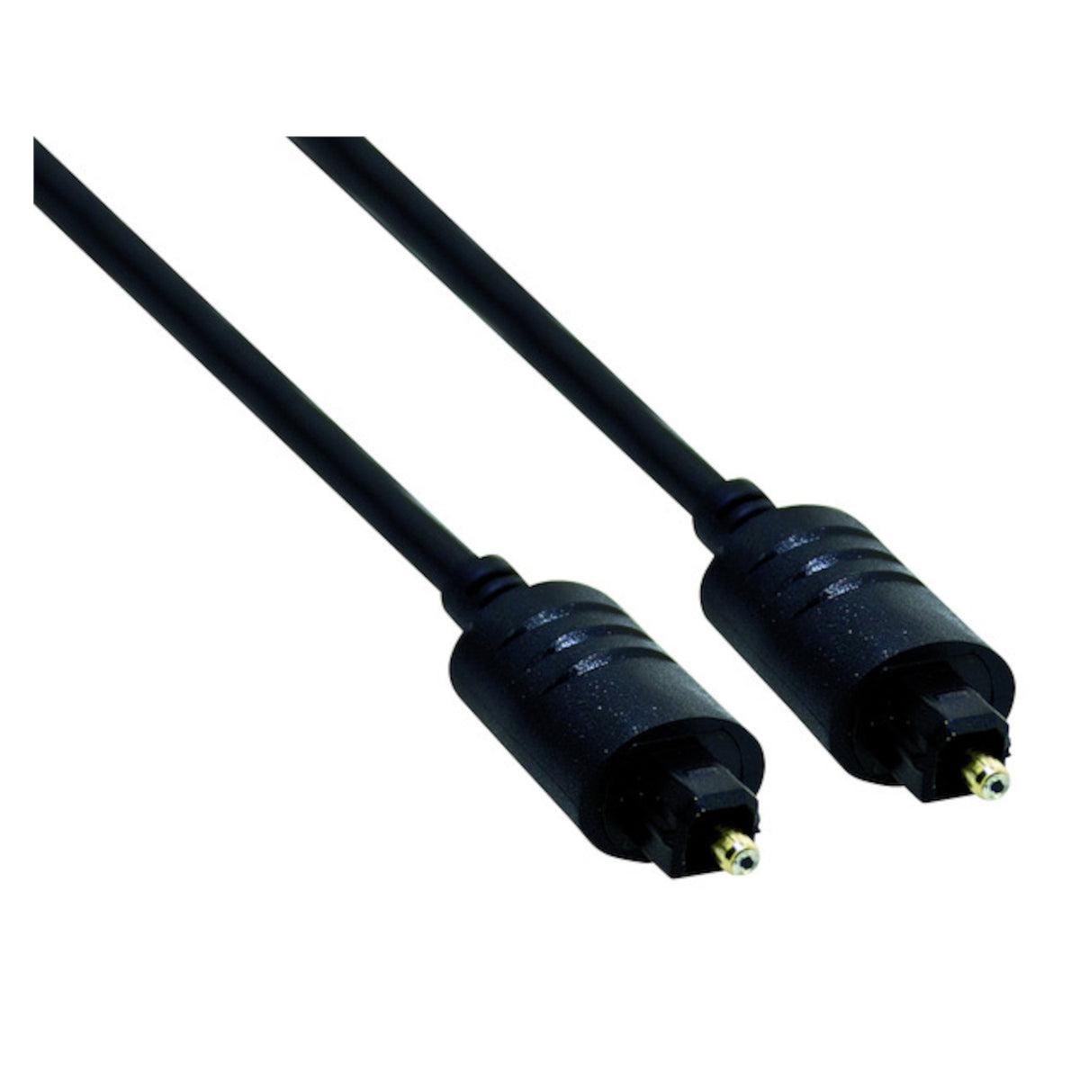 Cavo ottico digitale audio con connettori Toslink maschio da 3 metri nero per TV e soundbar