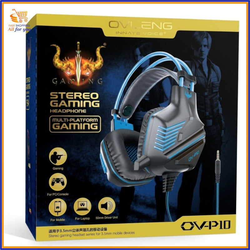 Packaging originale cuffie stereo gaming OVLENG OV-P10.