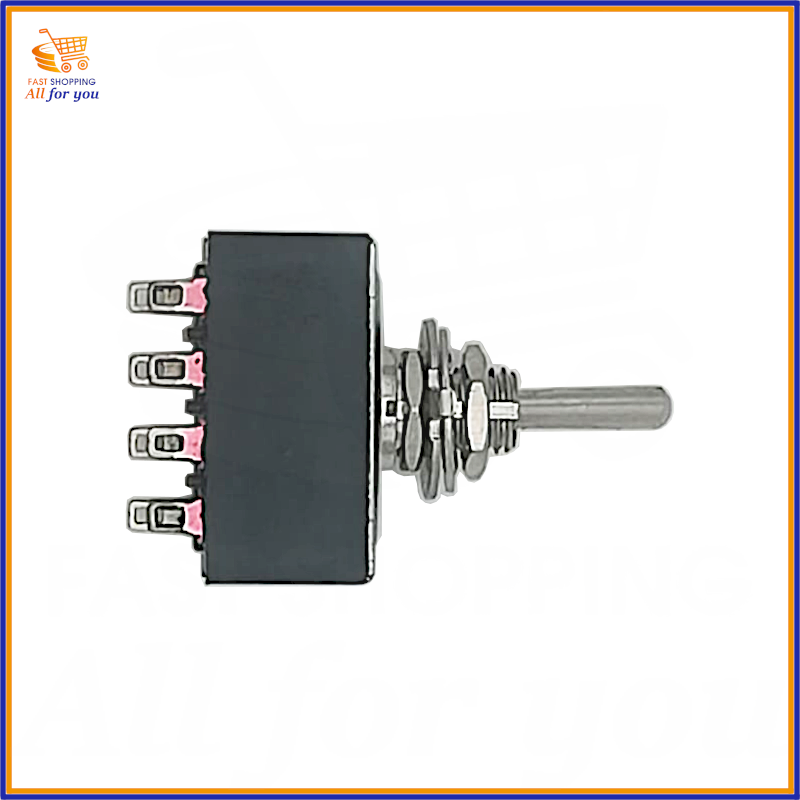 Interruttore quadripolare ON-ON vista laterale