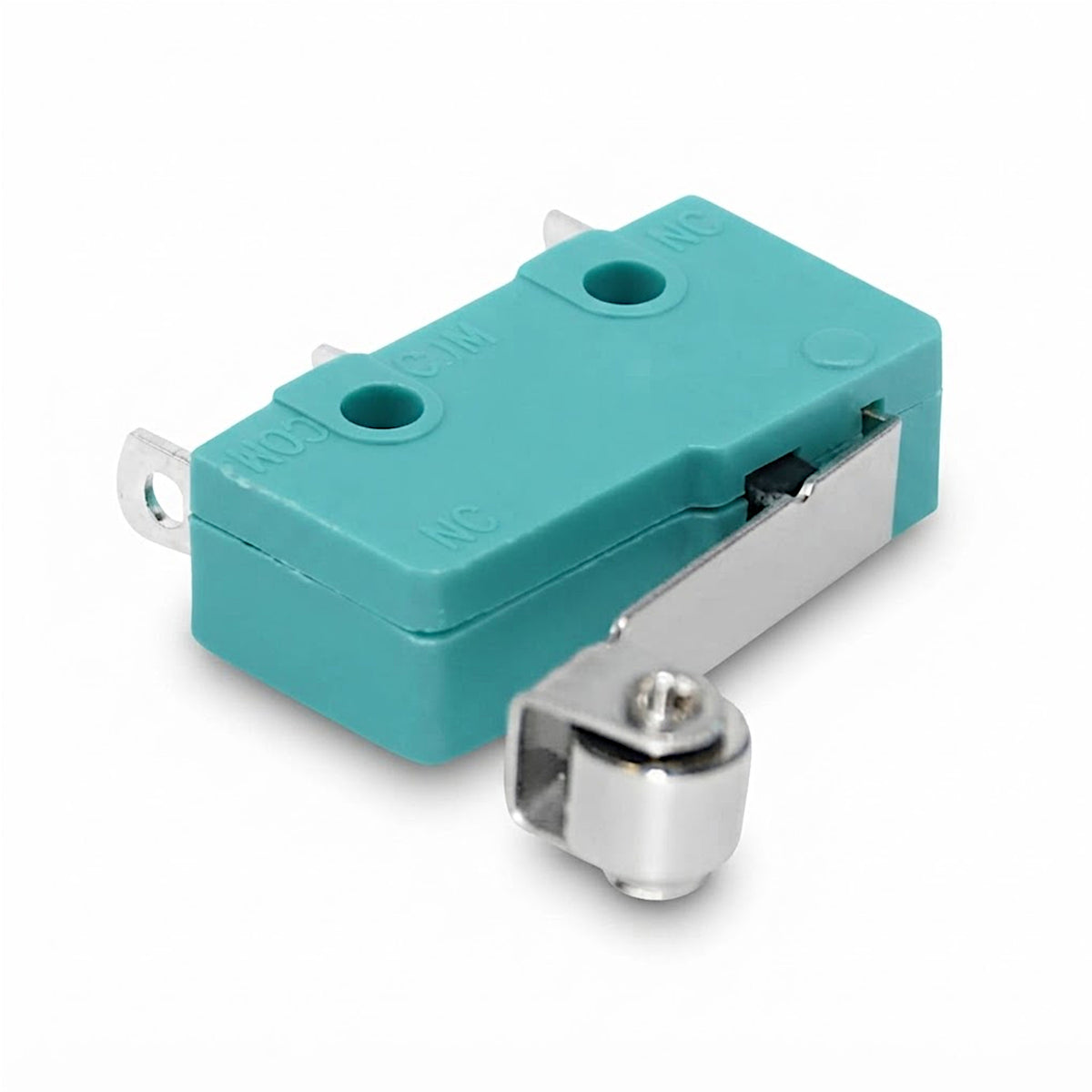 Deviatore subminiatura a leva con rotella ON-ON 250Vac 5A con terminali a saldare per circuiti stampati PCB