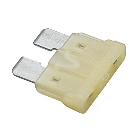 Fusibile a lama standard 19mm da 25A trasparente neutro 32V per protezione impianti auto e moto
