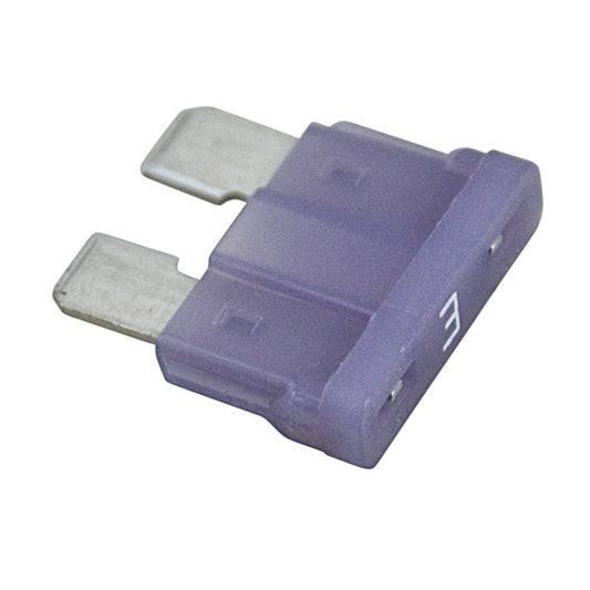 Fusibile a lama standard 19mm da 3A violetto 32V per protezione impianti auto, moto e veicoli industriali