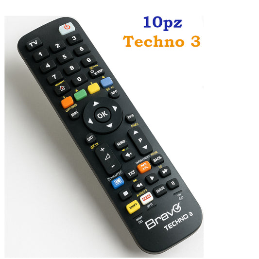 Kit da 10 telecomandi Bravo Techno3 per scorta professionale