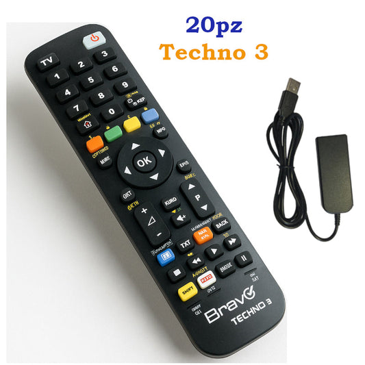 Kit da 20 telecomandi Bravo Techno3 con programmatore USB