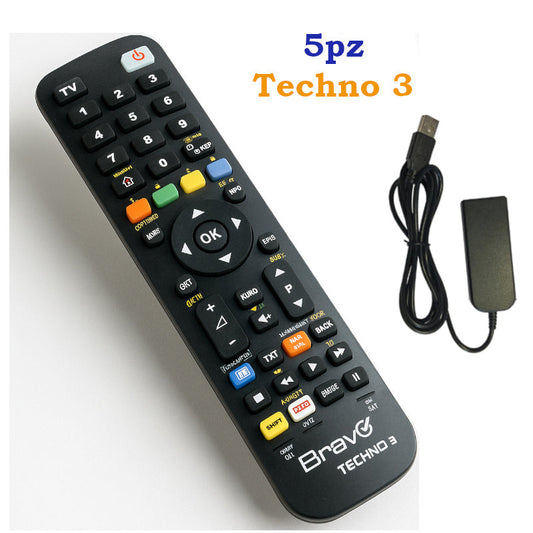 Kit da 5 telecomandi Bravo Techno3 con programmatore USB