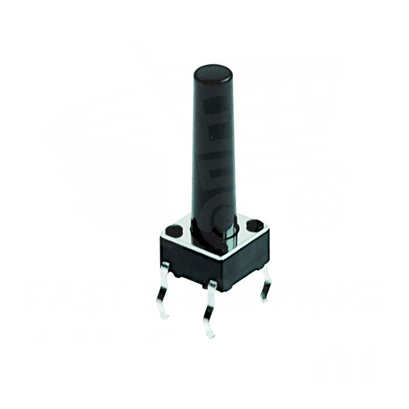 Micro pulsante 4 pin per circuito stampato (PCB) con altezza 17mm