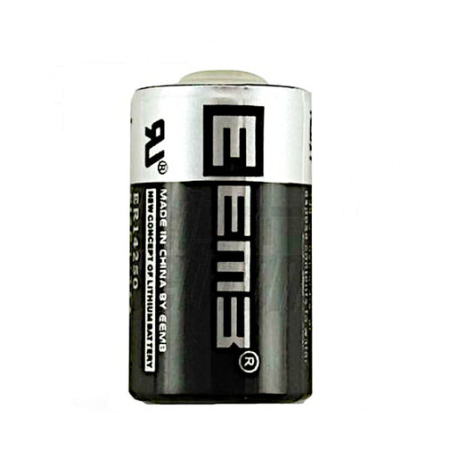 Batteria al Litio Cloruro di Tionile EEMB ER14250 3.6V 1200mAh formato 1/2AA per dispositivi elettronici e sensori