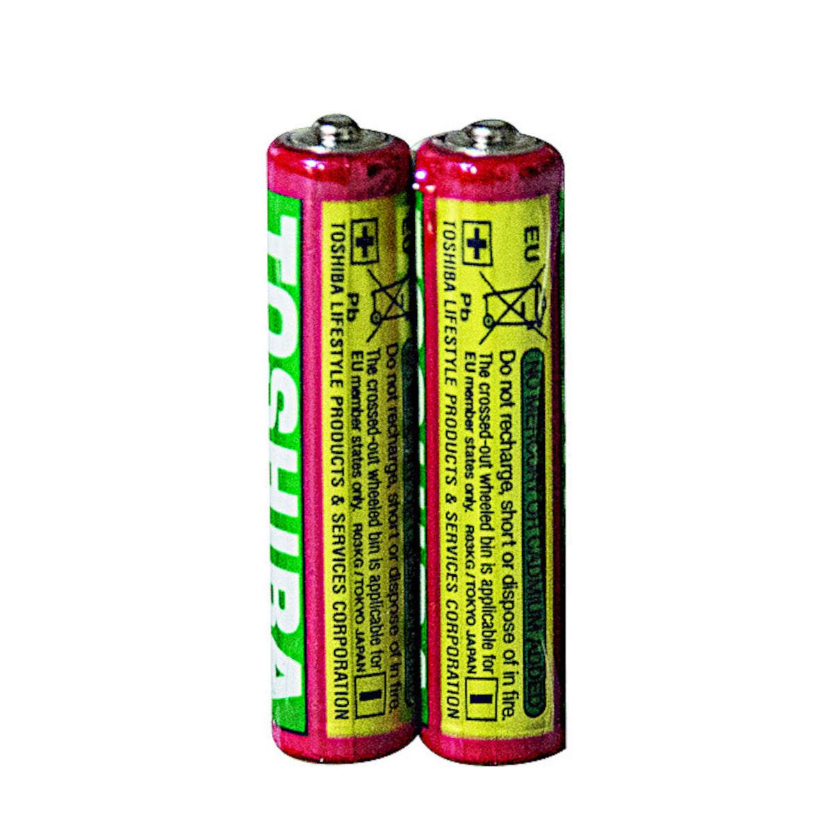 Confezione da 2 pile ministilo AAA Toshiba Heavy Duty zinco-cloruro 1.5V per dispositivi a basso assorbimento