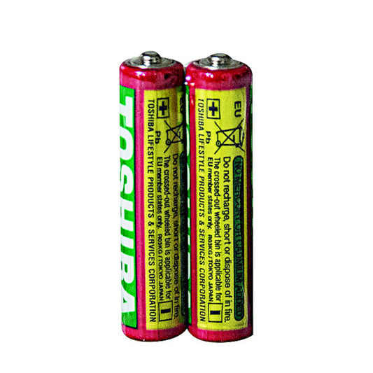 Confezione da 2 pile ministilo AAA Toshiba Heavy Duty zinco-cloruro 1.5V per dispositivi a basso assorbimento