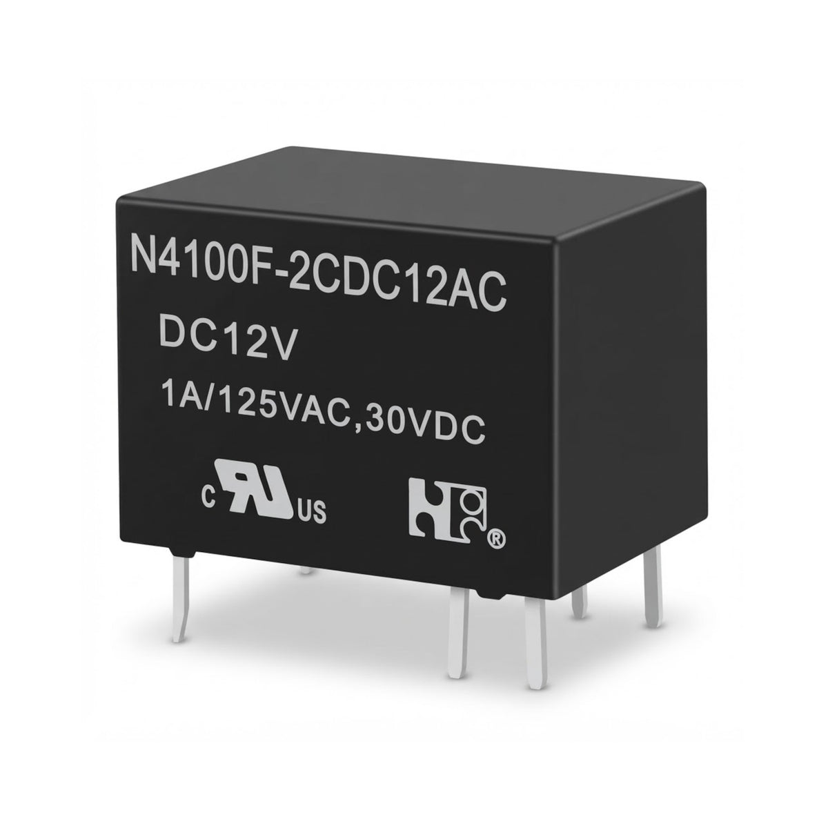 Relè subminiatura N4100F 12V 1A SPDT a un scambio per progetti elettronici e domotica